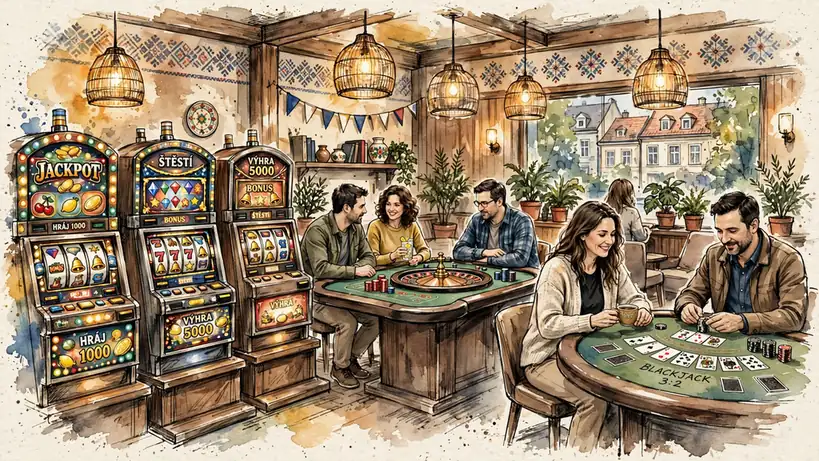 Hry a automaty: online casino a herní možnosti